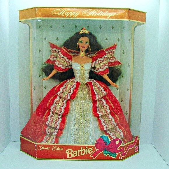 10th Anniversary Happy Holidays 1997 Sp Ed Barbie - Picture 1 of 12